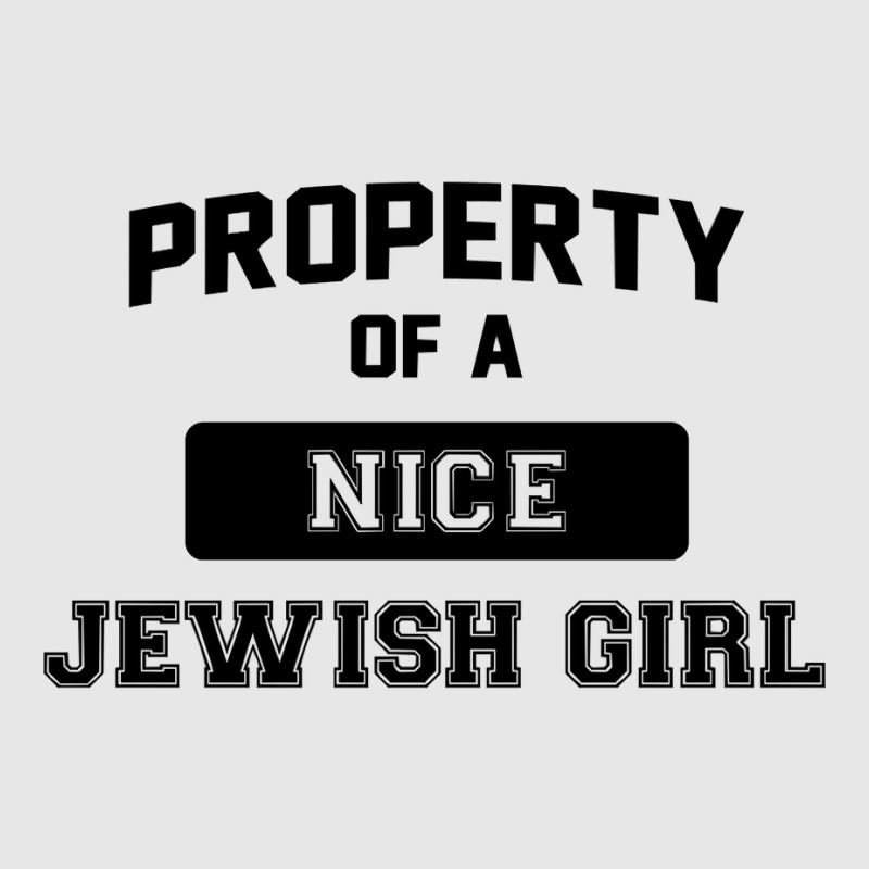 Funny Jewish Tshirt Property Of A Nice Jewish Girl Cute Gift Sweatshir Hoodie & Jogger Set | Artistshot