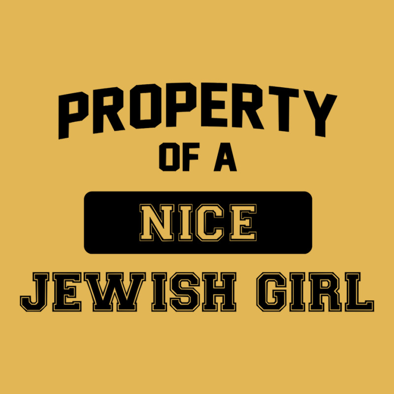 Funny Jewish Tshirt Property Of A Nice Jewish Girl Cute Gift Sweatshir Vintage Hoodie And Short Set | Artistshot