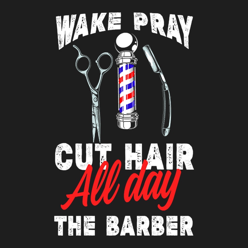 Barber Gift Religious Barber Gifts Christian Catholic Muslim Barber Po Classic T-shirt | Artistshot