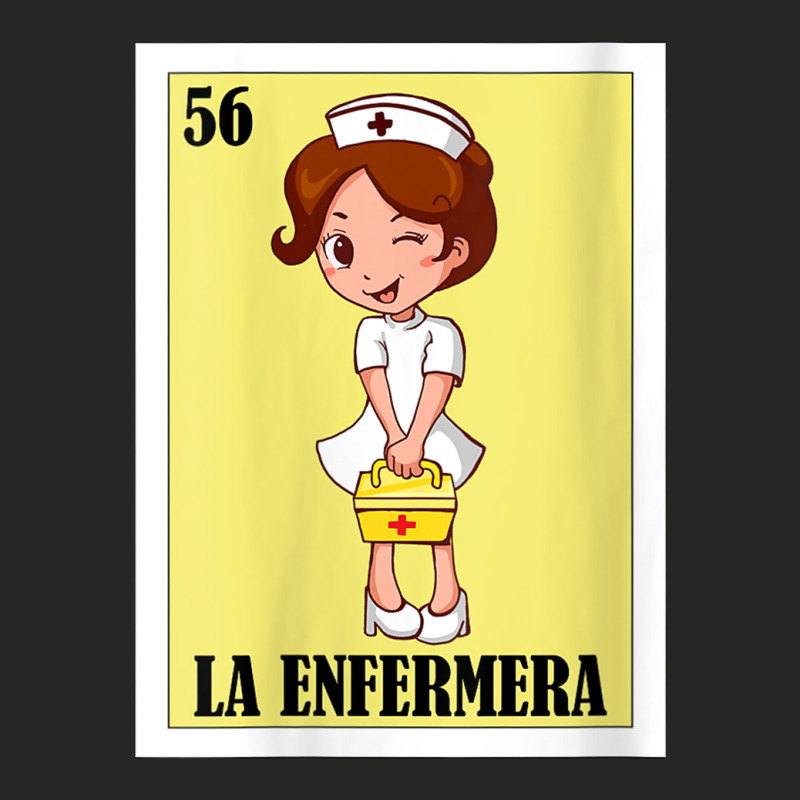 Womens Nurse Hero Lottery Gift - Mexican Lottery La Enfermera V-neck Ladies Fitted T-Shirt by CoreyMartinPeters | Artistshot