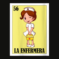 Womens Nurse Hero Lottery Gift - Mexican Lottery La Enfermera V-neck Scorecard Crop Tee | Artistshot