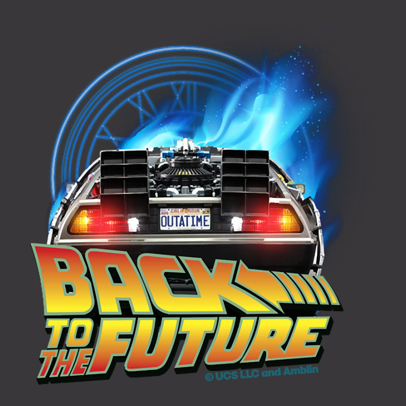 Back To The Future Delorean Teleport And Clock Tower. Perfect Present Ladies Curvy T-Shirt by davidozoan | Artistshot