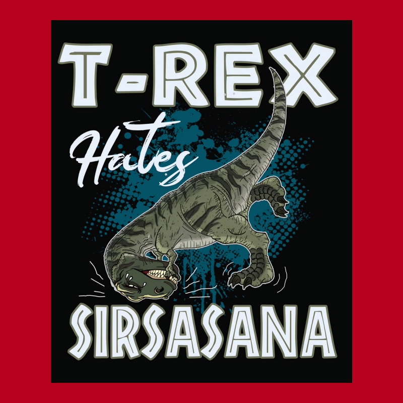 Funny Trex Hates Sirsasana Dinosaur Yoga Poster Gift Classic T-shirt | Artistshot