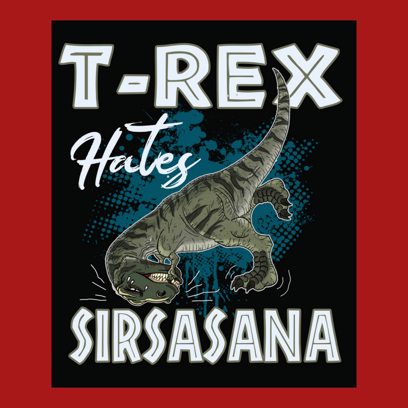 Funny Trex Hates Sirsasana Dinosaur Yoga Poster Gift Hoodie & Jogger Set | Artistshot