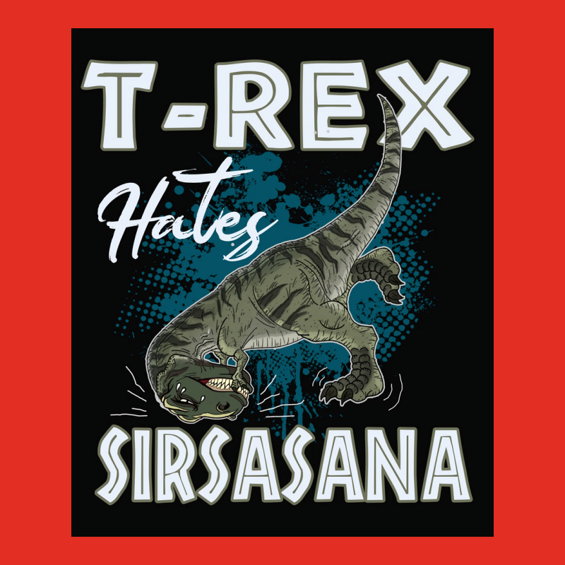 Funny Trex Hates Sirsasana Dinosaur Yoga Poster Gift Apple Watch Band | Artistshot