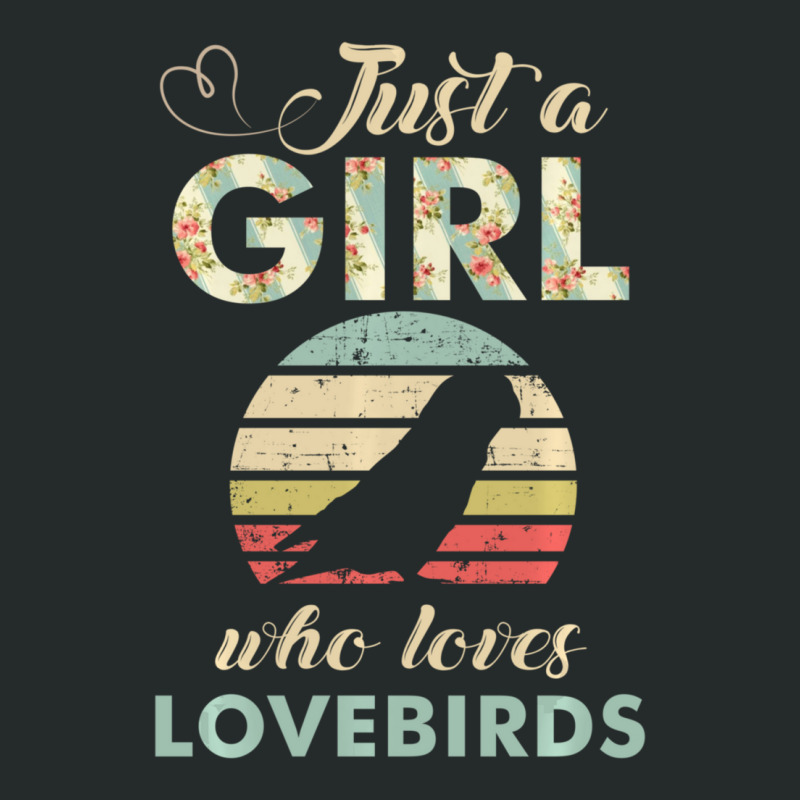 Hot Trend Just A Girl Who Loves Lovebirds Parrot Lover Women's Triblend Scoop T-shirt by Sperry Duval | Artistshot