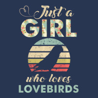 Hot Trend Just A Girl Who Loves Lovebirds Parrot Lover Ladies Denim Jacket | Artistshot