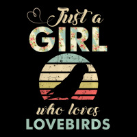 Hot Trend Just A Girl Who Loves Lovebirds Parrot Lover Women's V-neck T-shirt | Artistshot