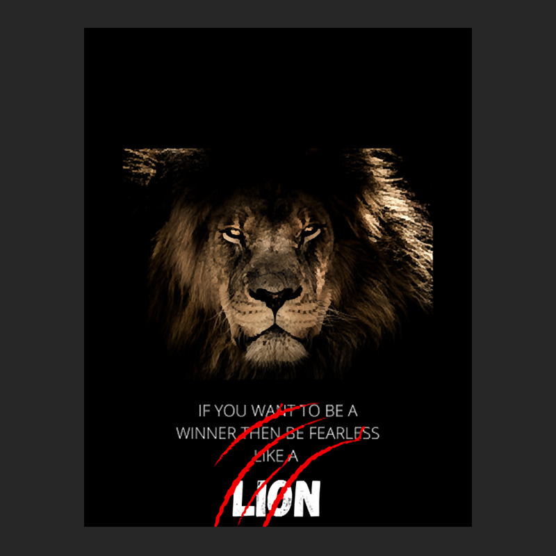 Be Fearless Like A Lion Men's T-shirt Pajama Set | Artistshot