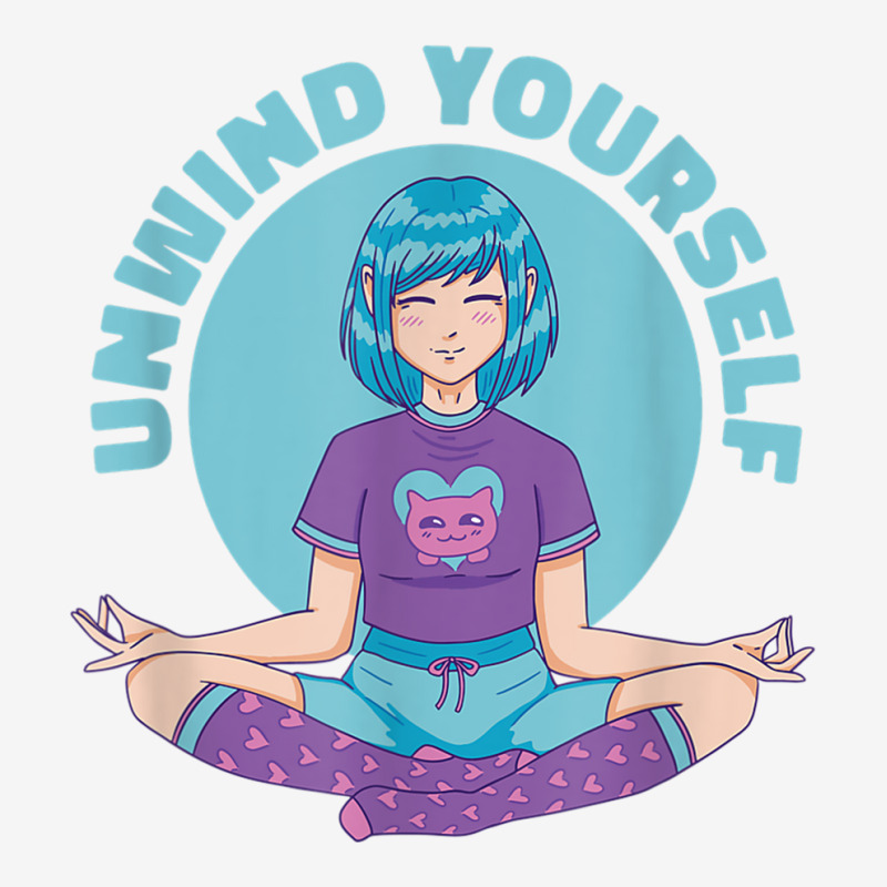 Meditation Zen Anime Girl Meditating, Unwind Yourself Yoga T Shirt Graphic Youth T-shirt by catotdmontis | Artistshot