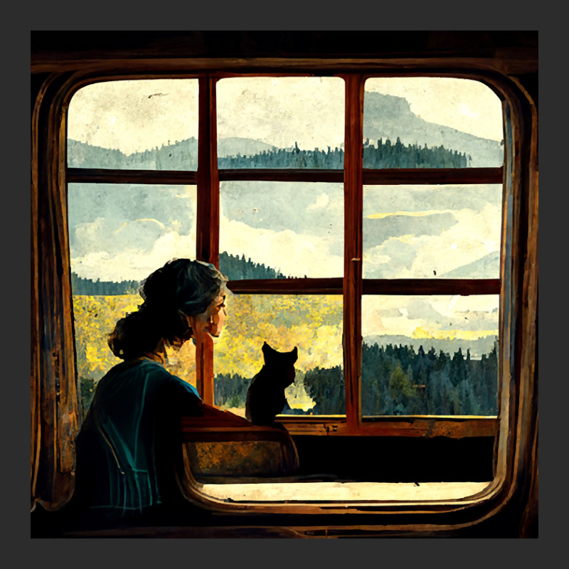 All You Need Is A Cat As You Stare Out The Window Exclusive T-shirt | Artistshot