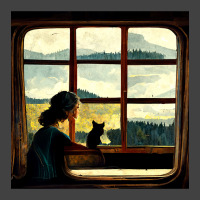 All You Need Is A Cat As You Stare Out The Window Vintage T-shirt | Artistshot