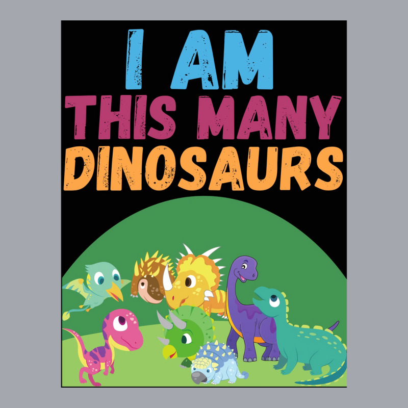 I Am This Many Dinosaurs 8 Eight Eighth Poster Quote Long Sleeve Shirts | Artistshot