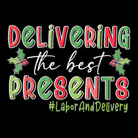 Delivering The Best Presents Christmas Labor Delivery Nurse T Shirt Graphic T-shirt | Artistshot