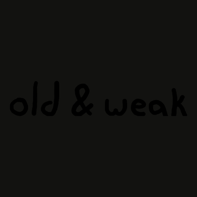 Old & Weak Scorecard Crop Tee by mrbigzeroht | Artistshot