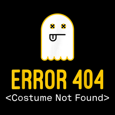 Error 404 Costume Not Found Women's V-neck T-shirt Designed By Chadmzink