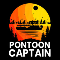 Vintage Pontoon Captain Design Funny Pontoon Boat Zipper Hoodie | Artistshot