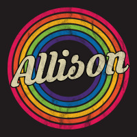 Allison - Retro Rainbow Faded-style Waist Apron | Artistshot