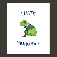 I Hate Mondays Dinosaur Poster Aesthetic Bucket Hat | Artistshot