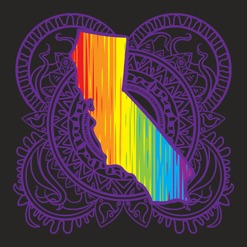 California Mandala Pride Ladies Fitted T-Shirt by venbytumny | Artistshot