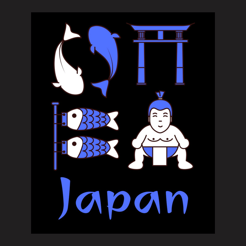 Japan Royal Blue Poster Nostalgia T-shirt | Artistshot