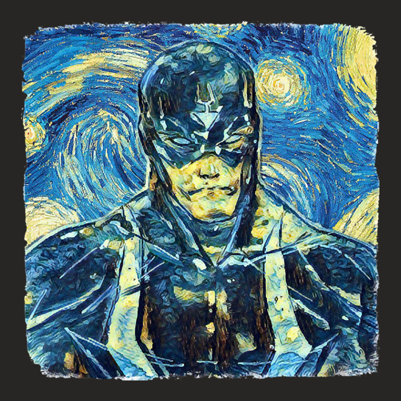 Black Bolt Van Gogh Style Ladies Fitted T-Shirt by ternacanuda251 | Artistshot