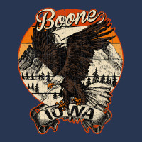 Boone Iowa Bald Eagle Retro Vintage Aesthetic Men Denim Jacket | Artistshot