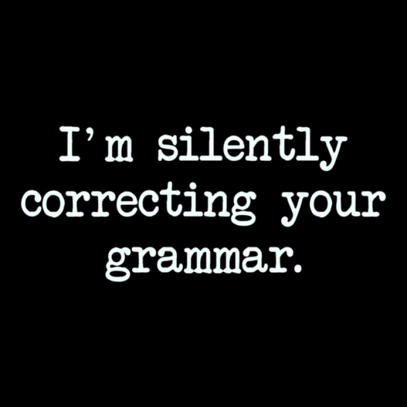 I'm Silently Correcting Your Grammar Adjustable Cap by AllenSCrowley | Artistshot