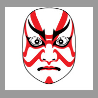 Kabuki Mask Poster Cute Graphic T-shirt | Artistshot