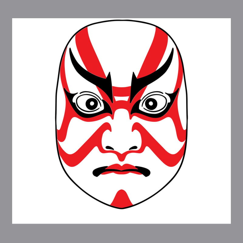 Kabuki Mask Poster Cute 3/4 Sleeve Shirt | Artistshot