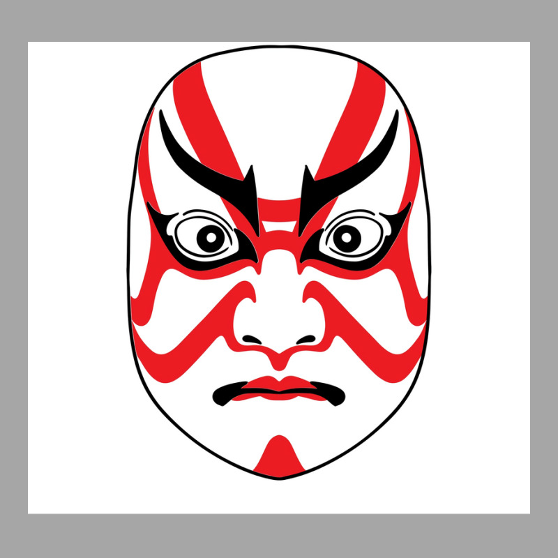 Kabuki Mask Poster Cute Men's Polo Shirt | Artistshot