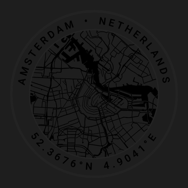 Amsterdam Map Classic T-shirt by cadetsdebating85 | Artistshot