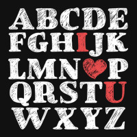 Alphabet Abc I Love You Valentines Day Heart Gifts Graphic T-shirt | Artistshot