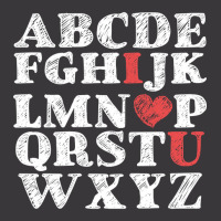 Alphabet Abc I Love You Valentines Day Heart Gifts Ladies Curvy T-shirt | Artistshot