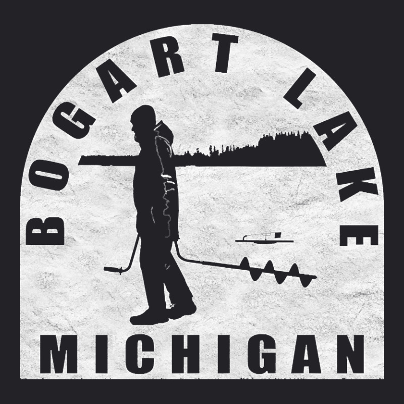 Bogart Lake Ice Fishing Michigan Youth Tee by fencingderby989 | Artistshot