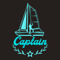 Captain Sailing Ship Sailboat Tank Top | Artistshot