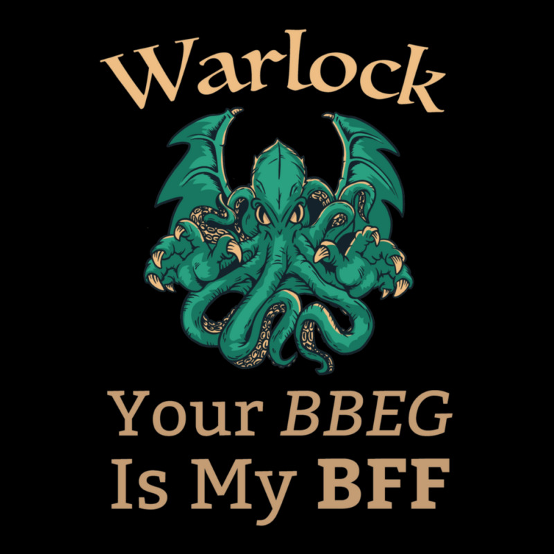 D D Warlock Class Your Bbeg Is My Bff Dungeons Dragons Friend Fleece Short by AbeaJuanje | Artistshot