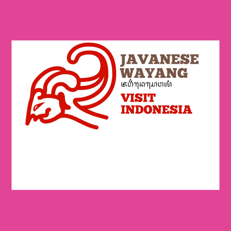 Javanese Wayang Visit Indonesia Poster T-shirt | Artistshot