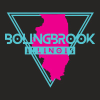 Bolingbrook Illinois Retro Vintage Triangle Il Ladies Fitted T-shirt | Artistshot