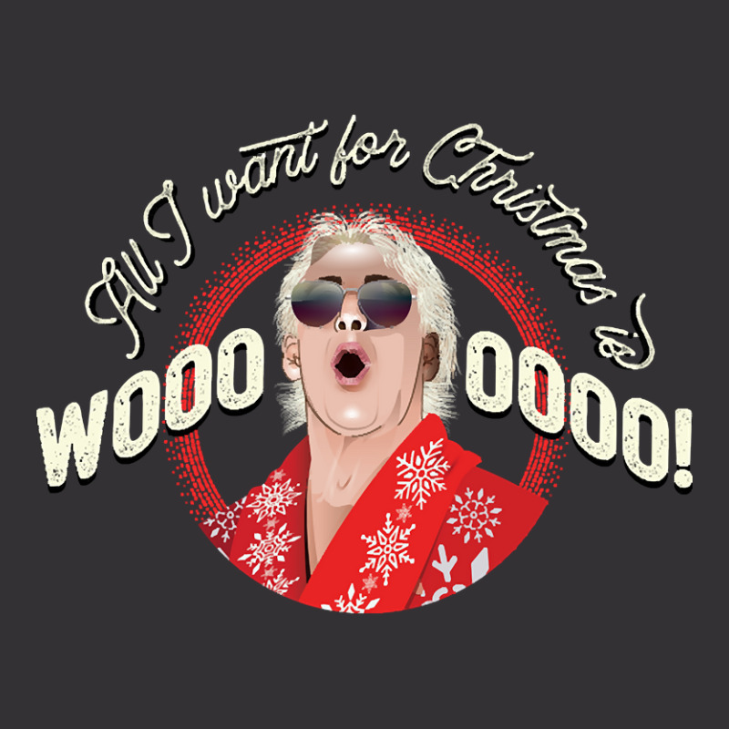 All I Want For Christmas Is Woooo! (with Shades!) Vintage Hoodie | Artistshot