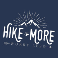 Hike More Worry Less Men Denim Jacket | Artistshot