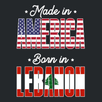 Made In America Born In Lebanon Proud Latvian American Crewneck Sweatshirt | Artistshot