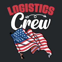 Awesome Logistics Crew A Logistician Humor Warehouse Worker Crewneck Sweatshirt | Artistshot