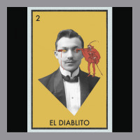 El Diablito (the Devil)   Lotería  Poster 3/4 Sleeve Shirt | Artistshot