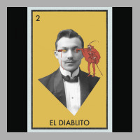 El Diablito (the Devil)   Lotería  Poster Ladies Fitted T-shirt | Artistshot