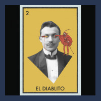 El Diablito (the Devil)   Lotería  Poster Ladies Denim Jacket | Artistshot