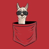 Hipster Alpaca With Sunglasses  Casual Llama In Pocket T-shirt | Artistshot