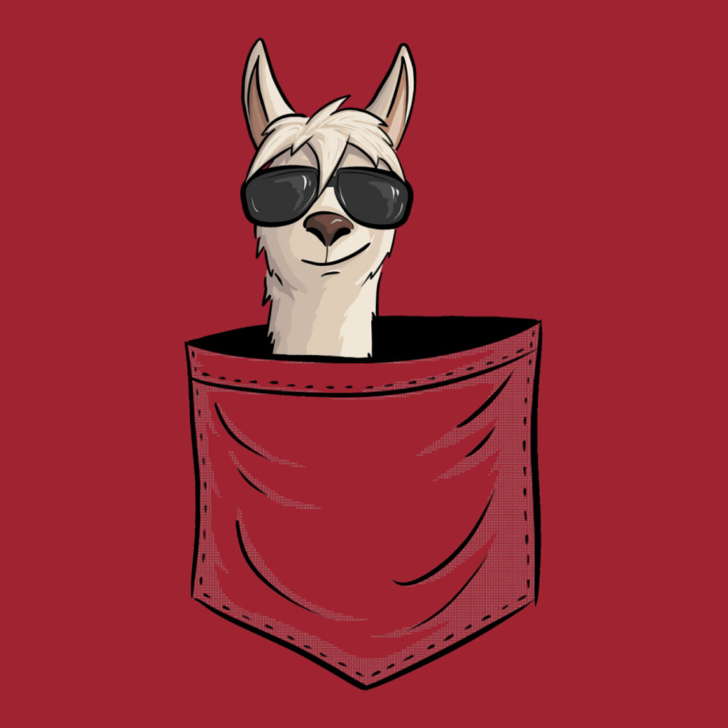 Hipster Alpaca With Sunglasses  Casual Llama In Pocket Long Sleeve Shirts | Artistshot