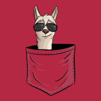 Hipster Alpaca With Sunglasses  Casual Llama In Pocket Champion Hoodie | Artistshot