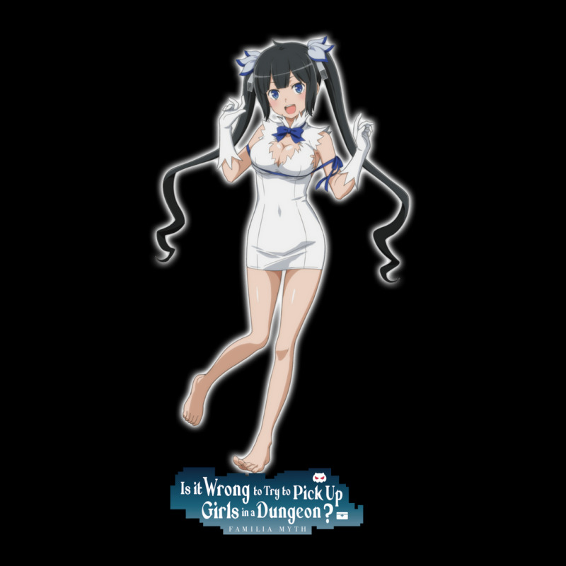 Is It Wrong To Try To Pick Up Girls In A Dungeon Anime V-Neck Tee by nessahlngrids | Artistshot